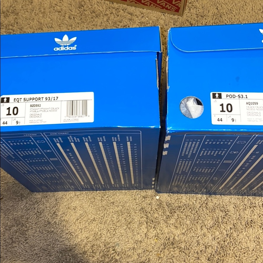 2 PAIR SHOES‼️Adidas EQT Support and Adidas PODS31 - Picture 3 of 4